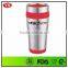 16 oz custom non spill stainless travel mug with lid