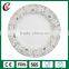 High quality custom logo ceramic flat plate