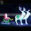 Outdoor Motif Acrylic Reindeer Sleigh Light