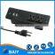 High quality hot sale 3 meter plug wire conference table power outlets plugs