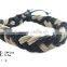 Braided Mix Colors Leather Rope Wrist Bracelets