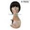straight high tempreture fibre machine made 92g Wholesale cheap fashion style short synthetic wig