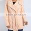High quality belt waist new model design wind coat