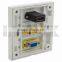 VGA, HDMI, 3RCA AV Face Wall Plate With Backside Female to Female Connector