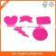 Colorful Shaped fluorescent Paper Sticky Note cube