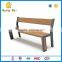 Outdoor recreation equipment cast iron bench in the park
