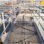 car passing road side steel bar grating