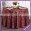 Hotel and restaurant use royal blue printing 132 round table cloth wholesale