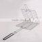 2015 NEW ARRIVAL FISH GRILLER PP Glue HANDLE Fish Grill Basket