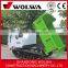 crawler trailer 2 ton dump truck transport truck for sale