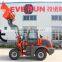 Mini Wheel Loader Qingdao Everun Brand ER20 Agricultural Machines With Pallet Forks/Bucket