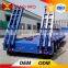 Cheap Price 40 ton Low Bed Semi Truck Trailer for Heavy Duty Equipment Transport