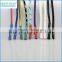 custom log colorful round silica gel shoelace tips