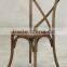 wooden cross back chair for EU market