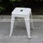Iron metal stackable stool chair easy storage