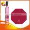 Custom Pink Color Three Folds Umbrella for Promotion
