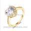 Wholesale Stock Small Order Fashion Women Heart-shaped Rings
