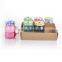 bulk packing colored 100ml small shot mason jars with handle