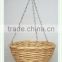 Wicker flowerpot for garden decoration & willow flower basket