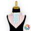 Blank Baby Bib With Bow Cute Triangle Baby Bibs Stripe Baby Bibs With Animal