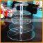 4 Tier Round Acrylic Cupcake Maypole Stand