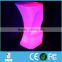 Glowing furniture rgb Led bar chair/rechargeable battery operated