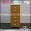 Household furniture under desk 6 metal drawer cabinet storage locker with caster