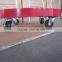 300kg heavy duty material handling tool round barrel steel oil drum dolly