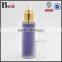 50ml high grade  china empty frosted glass bottle with gold aluminum pump pet cover for lotion cosmetic packaging