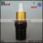 7ml Floral Black Euro Dropper Bottles for Essential Oil