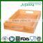 Eco-friendly Top Quality bamboo food serving tray with handles