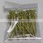 Environmentally-friendly flat bamboo strick skewer for Fruit,Salad,Food,Meat design