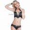 Ladies underwear short jockey and panties sexy net bra set