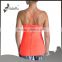 Low cut strappy yoga tank high visibility tank top