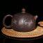 Chinese Nixing Lotus Flower Carving Xishi Pottery Tea Pot Pure Handmade Tea Ware