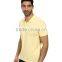 Bulk sale paperweight yellow golf polo shirt collar design 100% cotton model golf polo shirts for men