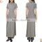 Extra long t-shirt custom longline t shirt women turtle neck tshirt