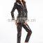 2015 Instyles walson Lady Sexy black lingerie catsuit thick lingerie latex rubber pvc costume 2 way zip