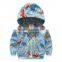 Wholesale spring hooded custom printed baby boys jackets