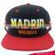 2017 New hot wholesale cotton twill fabric custome embroidered cool logo flat snapback caps and hats