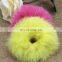 Purity lovely girl hair fur accesory high quality handmade rabbit fur elastic