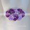 Double-color Cluster Hydrangea flowers Pearl center Sash Belt For Kids