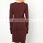 CHEFON Jersey petite long dresses