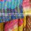 Reversible Silk Kantha Scarves Patchwork Kantha Scarf