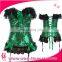 clubwear woman overbust outfit sexy letax corset lace up back bustier tops