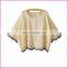 comfortable cotton fabric featured hollow out blouse