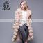 Russian hot sale luxury natural fox fur coat