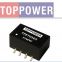 1W 3KVDC Isolated Single Output SMD DC/DC Converters TPET