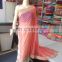 Indian Designer Lycra Pallu Zari Work Border Printed Georgette Party Wear Saree