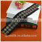 Customized colorful beaded elastic black webbing for clothing